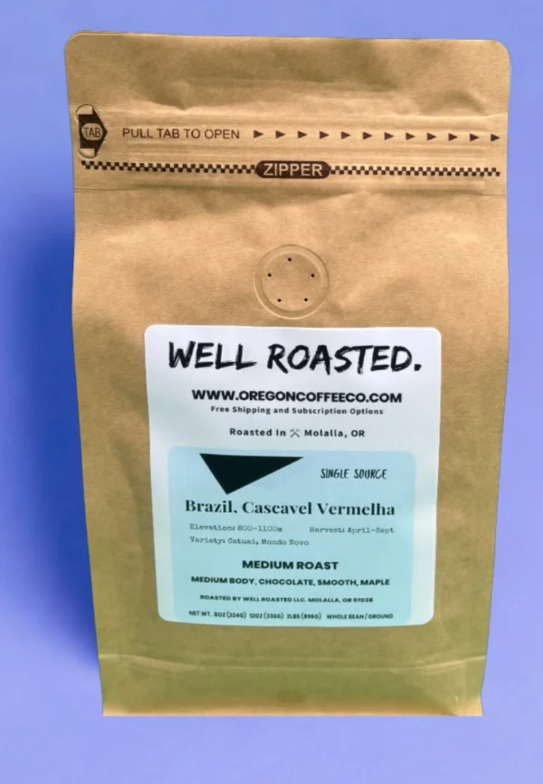 Brazil Cascavel Vermelha coffee, 12 oz bag